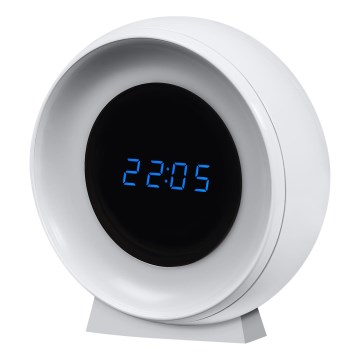 Osram - LED-digitalklocka med bakgrundsbelysning NIGHTLUX LED/0,3W/5V 1000mAh 3000/4000/6500K vit