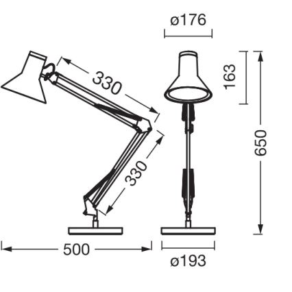Osram - LED dimbar bordslampa OFFICE LINE LED/9W/230V 3000K vit