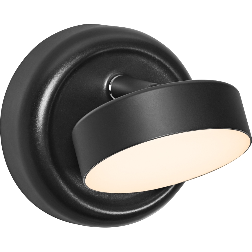 Osram - NIGHTLUX dimbar, uppladdningsbar, beröringsstyrd LED-vägglampa LED/1,8W/5V svart
