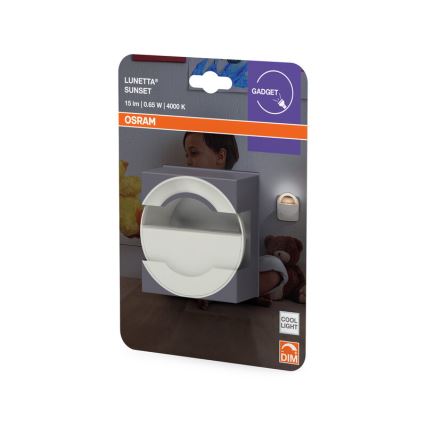 Osram - LED dimbar nattlampa LUNETTA LED/0,65W/230V