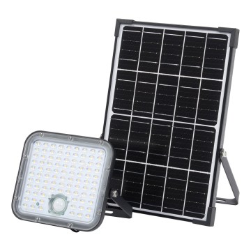 Osram - LED dimbar solcellsstrålkastare med sensor ENDURA LED/30W/6,4V 4000K IP65 svart + fjärrkontroll