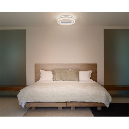 Osram - LED-dimbar taklampa med fläkt CEILING FAN LED/55W/230V 3000-6500K vit + fjärrkontroll