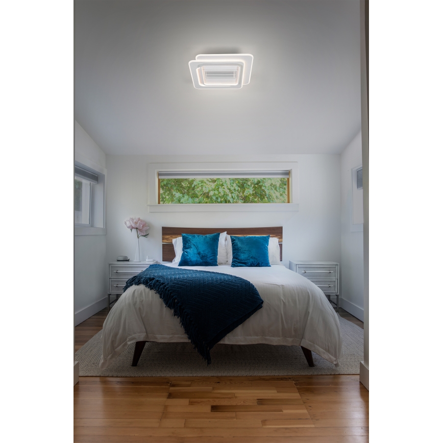Osram - Dimmbar LED-taklampa med fläkt CEILING FAN LED/55W/230V 3000-6500K vit + fjärrkontroll