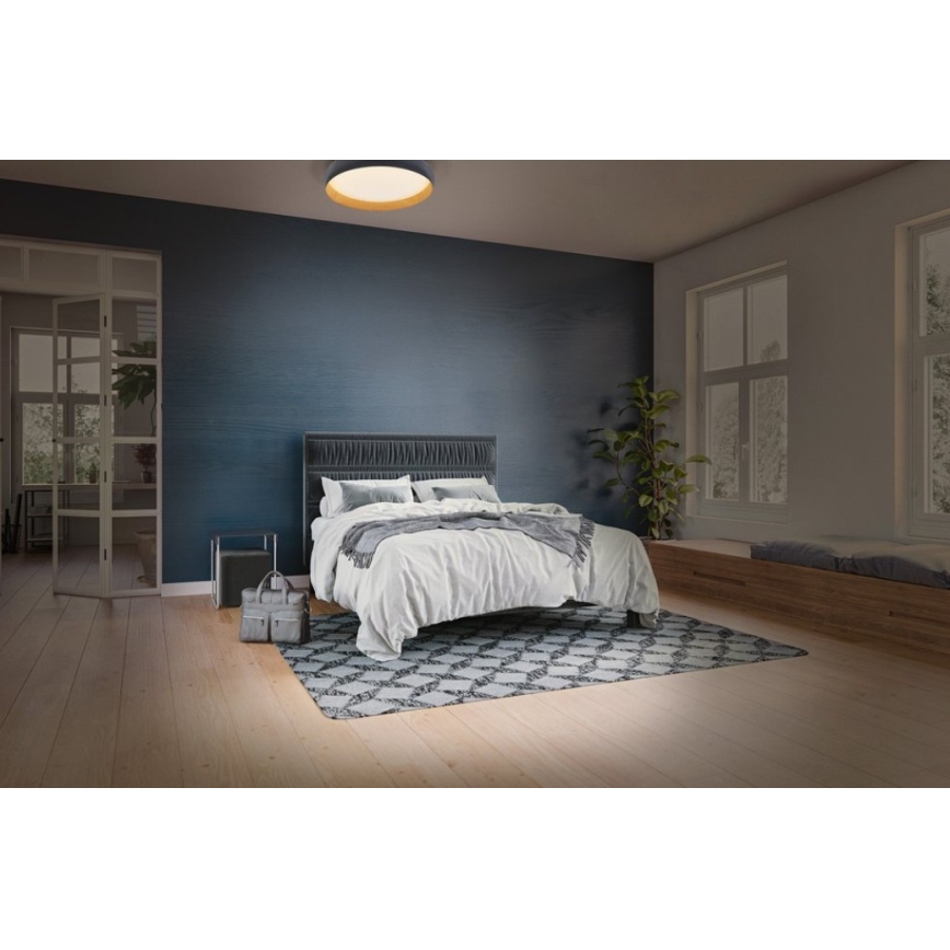 Osram - Dimbart LED-takarmatur ORBIS LIVIA LED/16W/230V Ø 30 cm antracit/brun