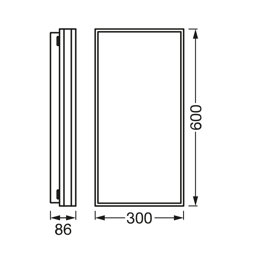 Osram - LED dimbar takarmatur SMART+ MAGNET LED/42W/230V 30x60 cm 3000-6500K Wi-Fi