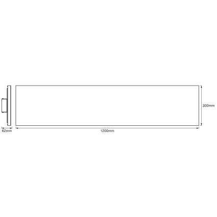 Osram - SMART+ FRAMELESS dimbar LED-takarmatur 40W/230V 3000-6500K Wi-Fi