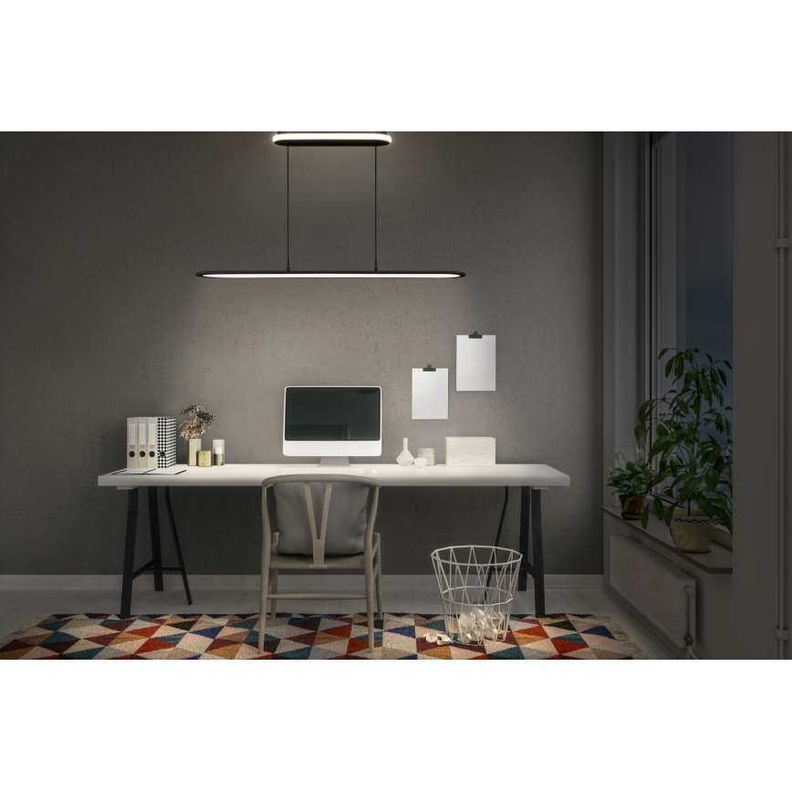 Osram - Dimbar LED-pendel på vajer OFFICE LINE LED/57W/230V 4000K 100 cm CRI 90 svart