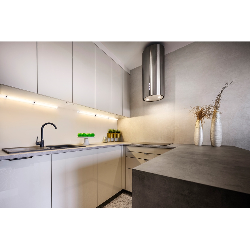 Osram - Dimbart LED-underskåpsarmatur med rörelsesensor LINEAR ANGLE LED/5W/230V 3000/4000/6500K 35 cm vit