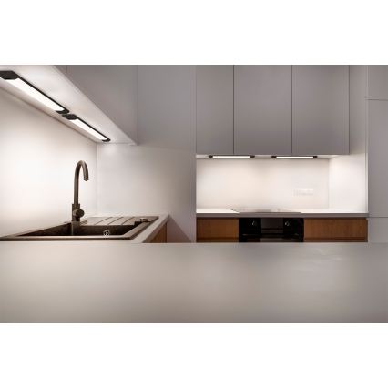 Osram - LED-dimbar underskåpsarmatur med rörelsesensor LINEAR EDGE LED/8W/230V 3000/4000/6500K 50 cm svart