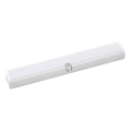 Osram - LED dimbar underskåpsarmatur med rörelse- och skymningssensor LINEAR LED/3,8W/5V/3xAA 3000K 30 cm vit