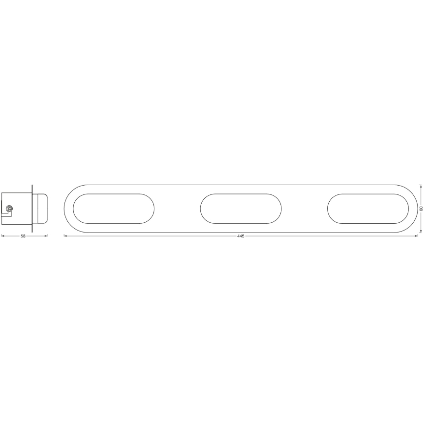Osram - LED dimbar väggarmatur för badrum SMART+ DUPLO LED/20W/230V 3000-6500K IP44 Wi-Fi