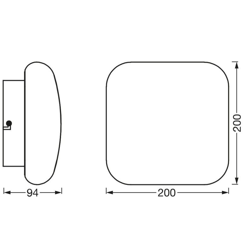 Osram - Dimmbar LED-taklampa för badrum SMART+ AQUA LED/12W/230V 3000-6500K IP44 Wi-Fi
