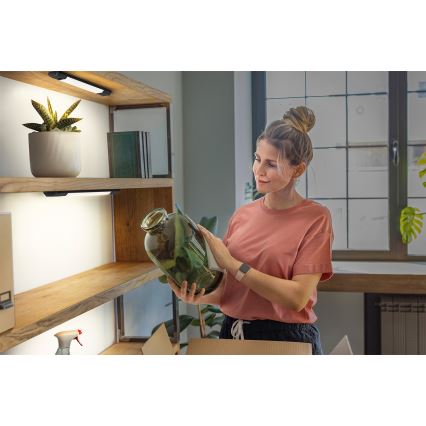 Osram - LED-dimmbar underskåpsarmatur med rörelsesensor LINEAR EDGE LED/4W/230V 3000/4000/6500K 30 cm svart