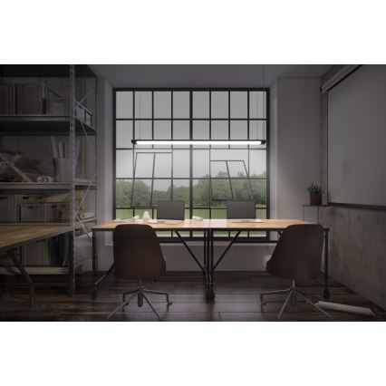 Osram - LED dimbar pendellampa med kabel OFFICE LINE LED/40W/230V 4000K 120 cm svart