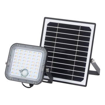 Osram - LED Dimmbar solcellsstrålkastare med sensor ENDURA LED/10W/4,2V 4000K IP65 svart + fjärrkontroll