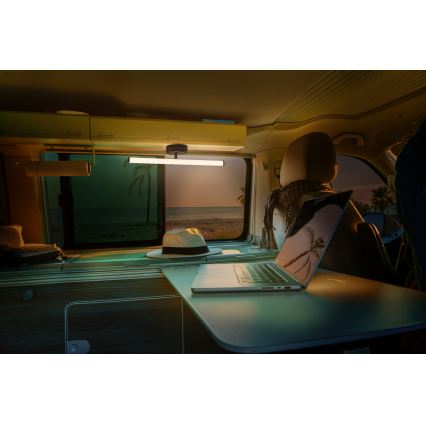 Osram - LED-dimmbar, uppladdningsbar, touchstyrd vägglampa NIGHTLUX LED/1,8W/5V svart