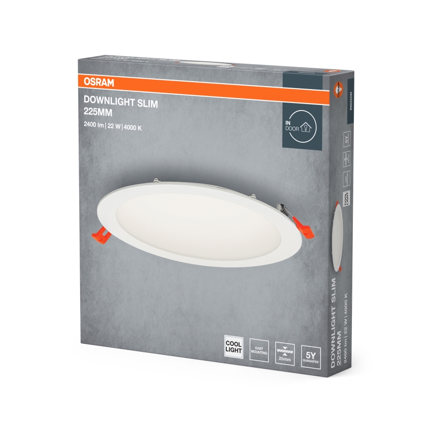 Osram - LED infälld belysning SLIM LED/22W/230V 4000K
