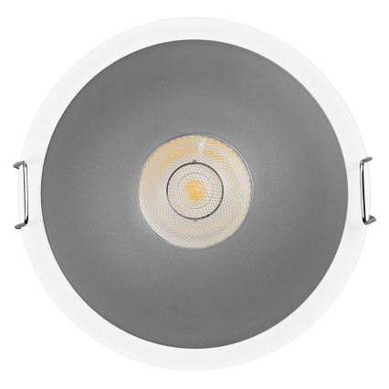 Osram - LED-infälld takarmatur SPOT TWIST LED/10W/230V 4000 K Ø 9,3 cm vit/silver