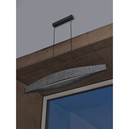 Osram - LED-pendel DECOR FLAT LED/23W/230V grå