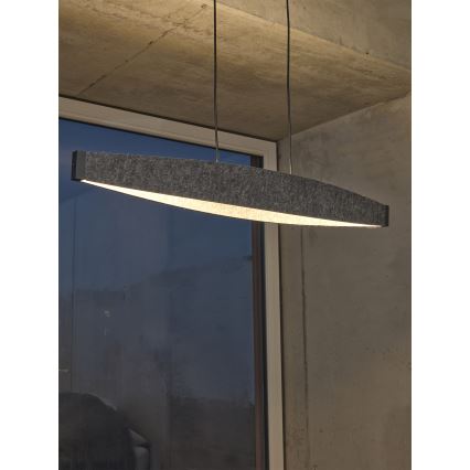 Osram - LED-pendel DECOR FLAT LED/23W/230V grå