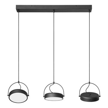 Osram - LED-pendel på vajer DECOR PUCK 3xLED/12W/230V CRI 90 svart