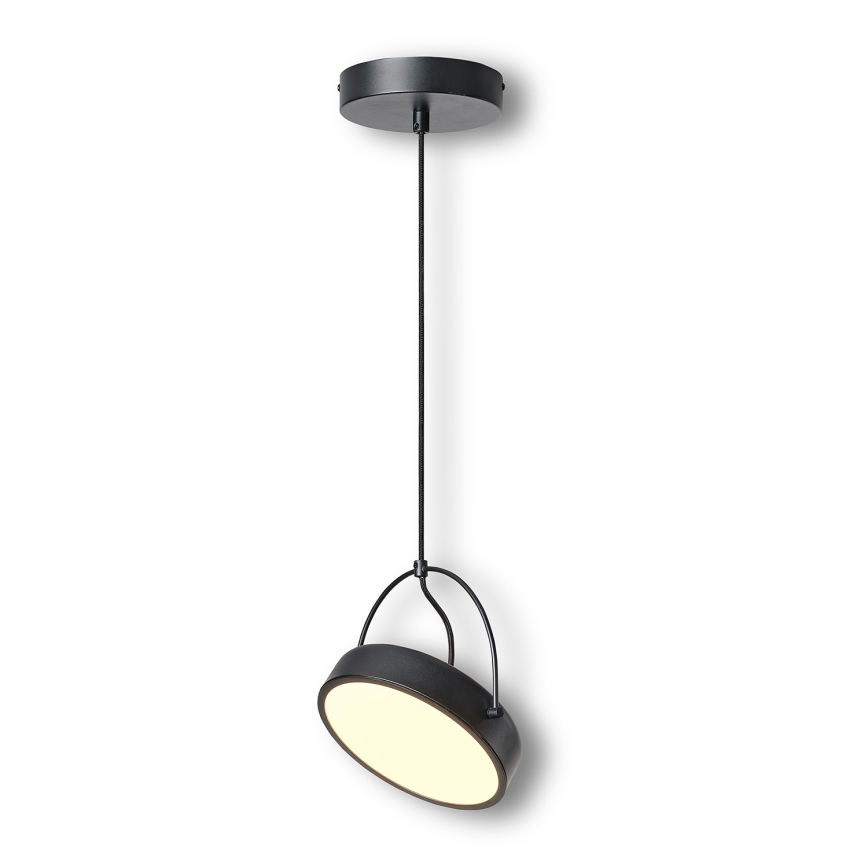 Osram - LED pendel på vajer DECOR PUCK LED/12W/230V CRI 90 svart