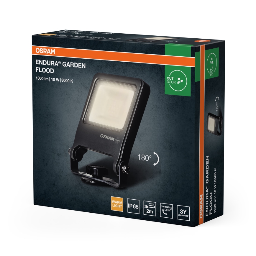 Osram - LED-strålkastare ENDURA LED/10W/230V 3000K IP65 antracit