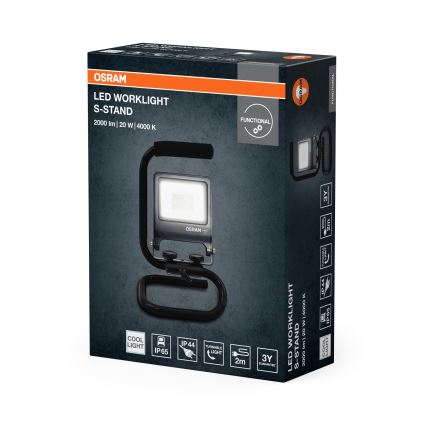 Osram - LED-reflektor med fäste S-STAND LED/20W/230V 4000K IP65 antracit