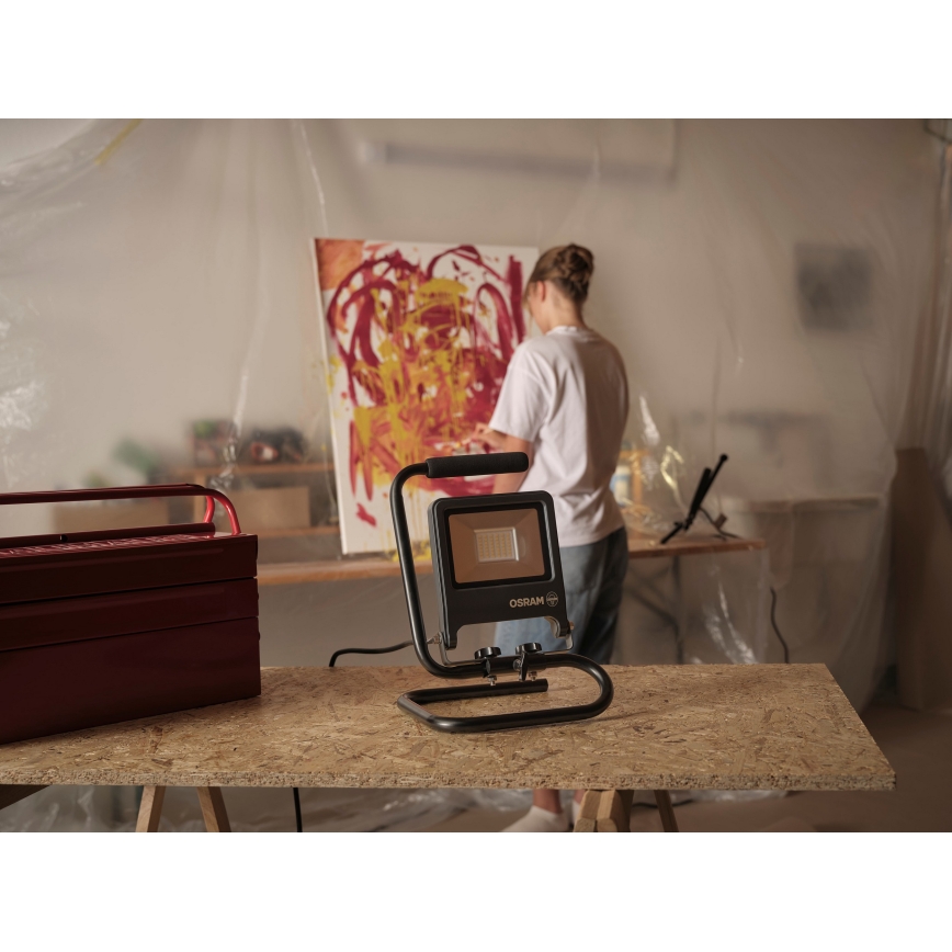 Osram - LED-reflektor med fäste S-STAND LED/30W/230V 4000K IP65 antracit
