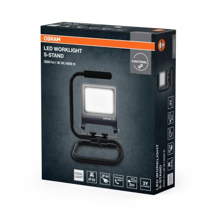 Osram - LED-reflektor med fäste S-STAND LED/30W/230V 4000K IP65 antracit