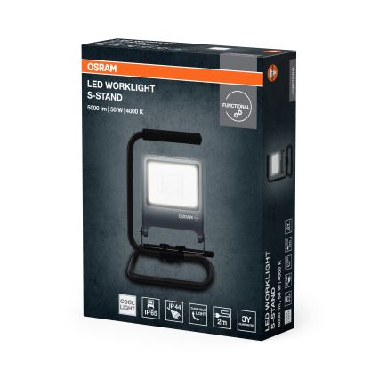 Osram - LED-reflektor med stativ S-STAND LED/50W/230V 4000K IP65 antracit