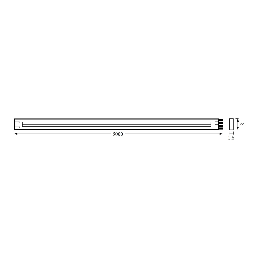 Osram - LED-remsa FLEX COB 5 m LED/24W/230V