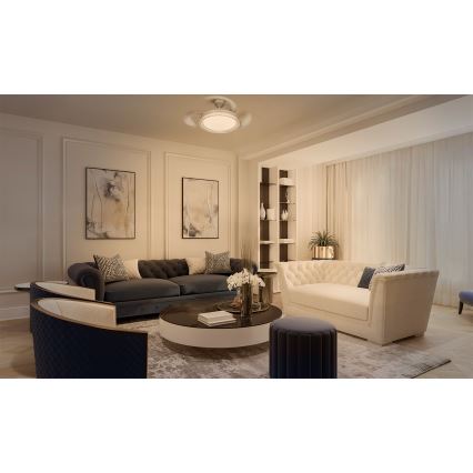 Osram - LED RGB dimbar taklampa med fläkt CIERZO LED/35W/230V 3000-6500K + fjärrkontroll