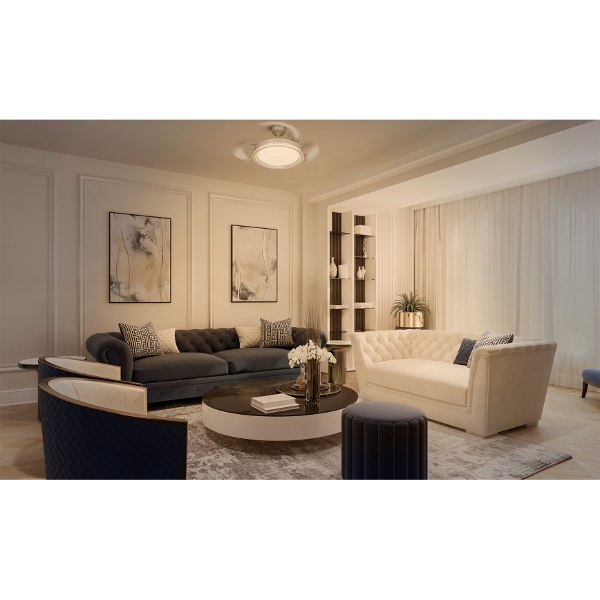 Osram - LED RGB dimbar taklampa med fläkt CIERZO LED/35W/230V 3000-6500K + fjärrkontroll