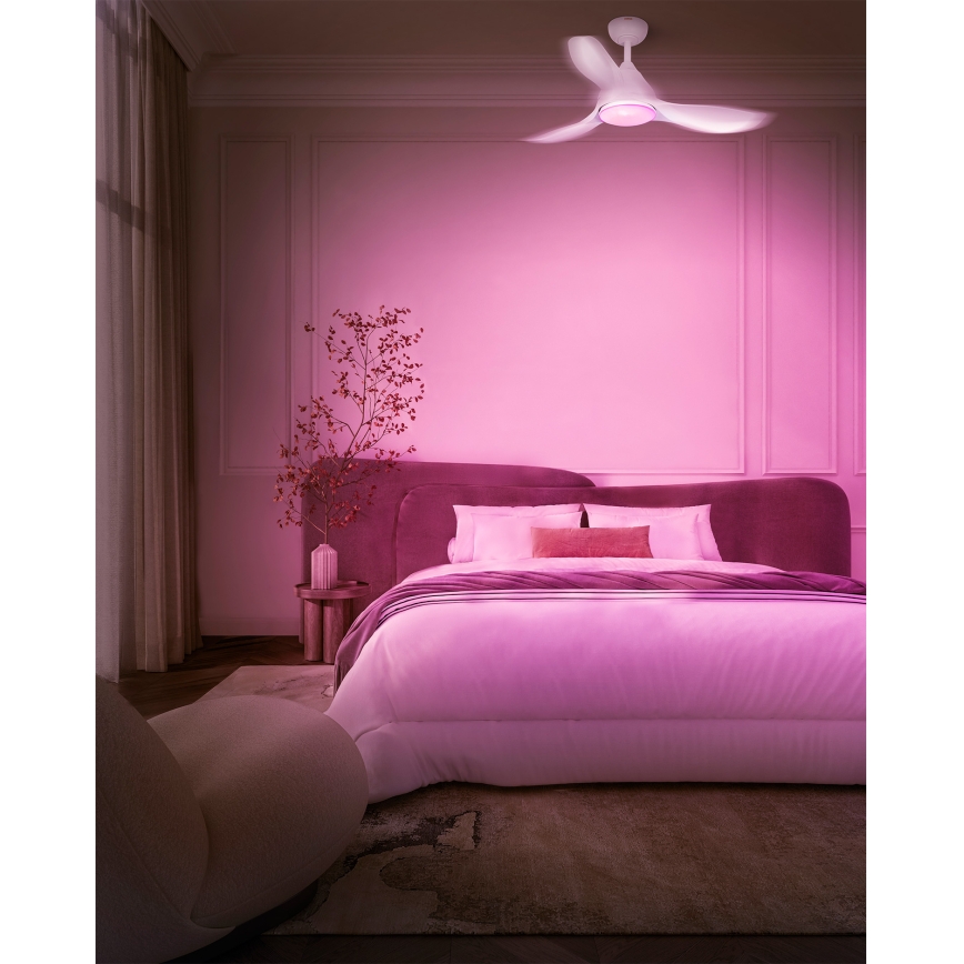 Osram - LED RGB Dimmbar takfläkt NORDES LED/18W/230V 3000-6500K + fjärrkontroll