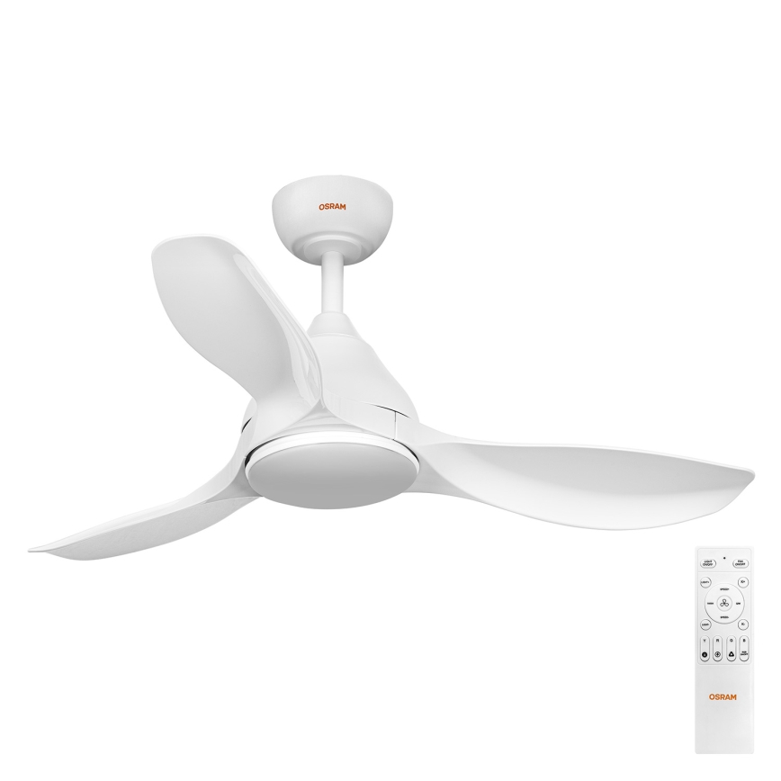 Osram - LED RGB Dimmbar takfläkt NORDES LED/18W/230V 3000-6500K + fjärrkontroll