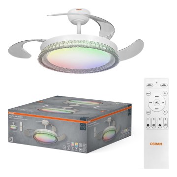 Osram - LED RGB dimbar taklampa med fläkt CIERZO LED/35W/230V 3000-6500K + fjärrkontroll