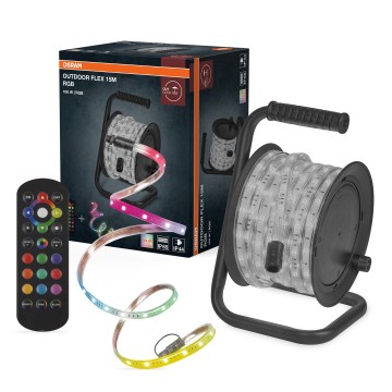 Osram - LED RGB dimbar utomhusremsa FLEX 15m LED/100W/230V IP65 + fjärrkontroll
