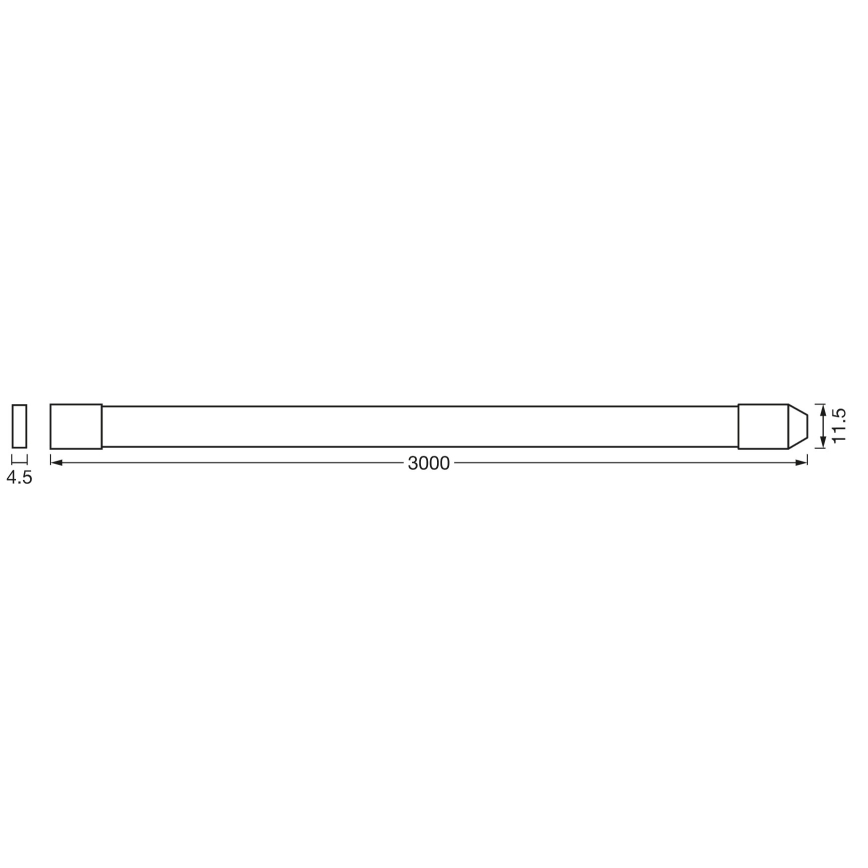Osram - LED RGB+TW dimbar utomhus-LED-remsa SMART+ FLEX 3m LED/12,5W/230V 2700-6500K IP44 Wi-Fi
