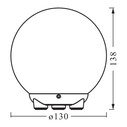 Ledvance - LED RGBW dimbar bordslampa SMART+ MAGIC LED/2,5W/5V 2200-6500K Wi-Fi vit