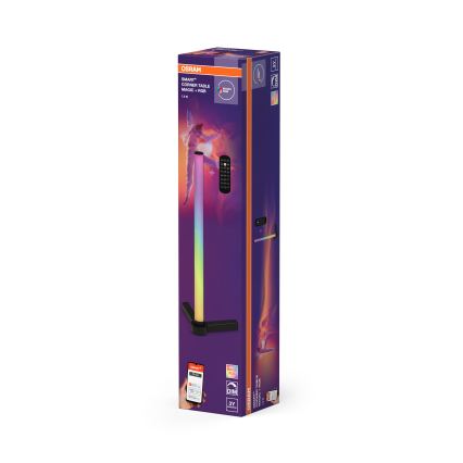 Osram - RGBW-LED dimbar bordslampa SMART+ MAGIC LED/7,5W/230V 2700-6500K svart Wi-Fi + fjärrkontroll