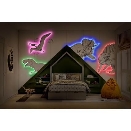 Osram - LED RGBW dimbar FLEX-remsa 5m LED/10W/230V + fjärrkontroll