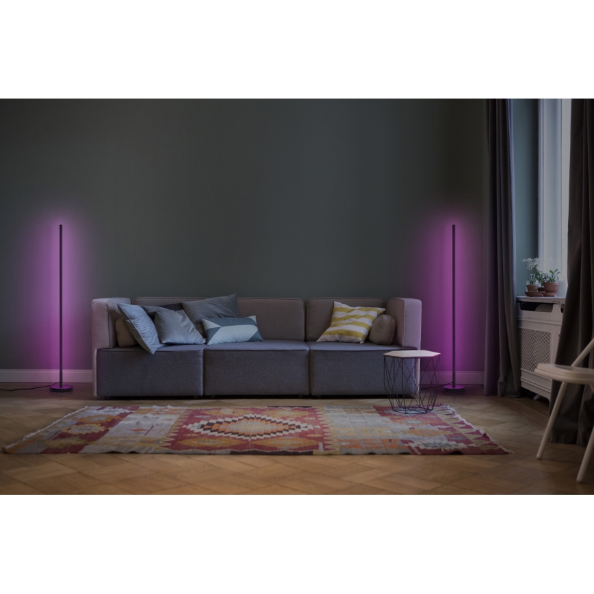 Osram - LED RGBW dimbar golvlampa SMART+ FLOOR LED/14W/230V 2700-6500K Wi-Fi svart + fjärrkontroll