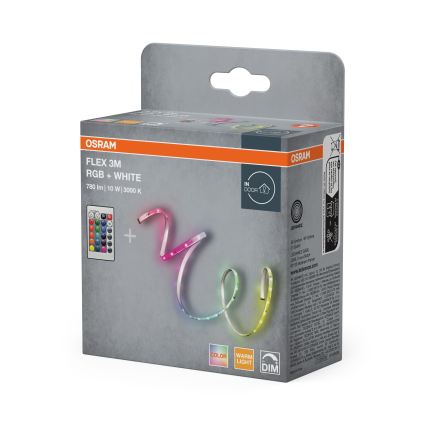 Osram - LED RGBW dimbar LED-remsa FLEX 3m LED/10W/230V + fjärrkontroll