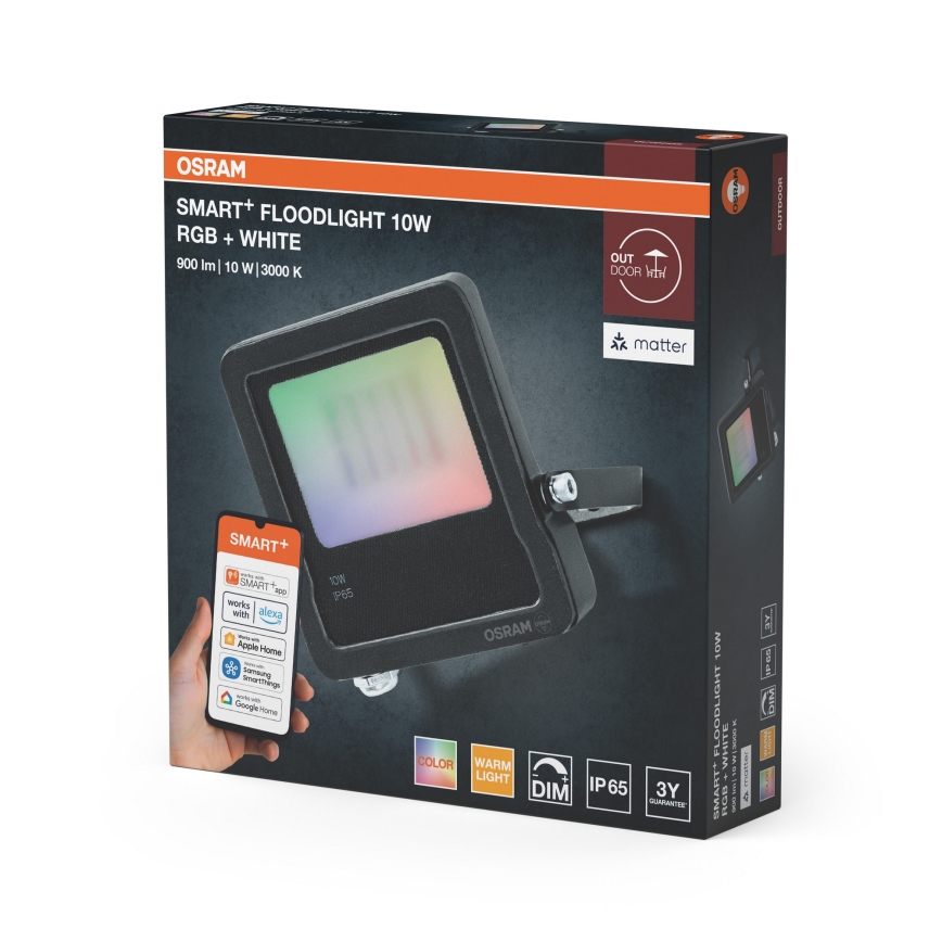 Osram - LED RGBW Dimbart strålkastare SMART+ FLOODLIGHT LED/10W/230V IP65 Wi-Fi