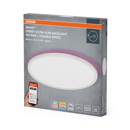 Osram - LED RGBW dimbar takarmatur SMART+ ORBIS LED/25W/230V Ø 40 cm 2700-6500K Wi-Fi