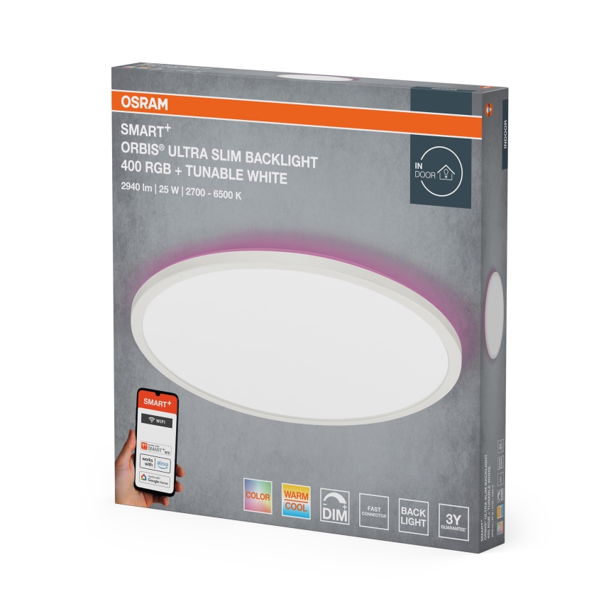 Osram - LED RGBW dimbar takarmatur SMART+ ORBIS LED/25W/230V Ø 40 cm 2700-6500K Wi-Fi