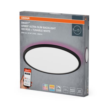Osram - LED RGBW dimbar taklampa SMART+ ORBIS LED/25W/230V Ø 40 cm 2700–6500 K Wi-Fi