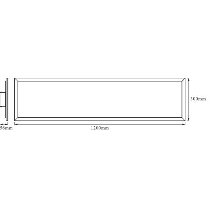 Osram - LED RGBW dimbar taklampa SMART+ PLANON LED/36W/230V 120x30 cm Wi-Fi