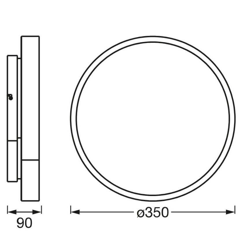 Osram - SMART+ ORBIS LED RGBW dimbar takarmatur 28W/230V Ø 35 cm 2700–6500K Wi‑Fi